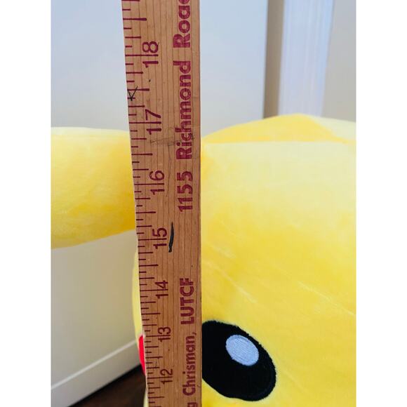 18” Pikachu Huge Plush - Toy Factory Carnival Prize | eBay Jumbo Pokémon Pikachu Carnival Fair Prize Plushie